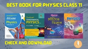 Best Book for Physics Class 11