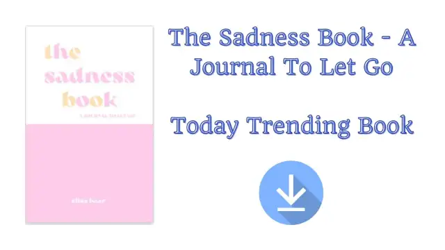 The Sadness Book a Journal to Let Go PDF