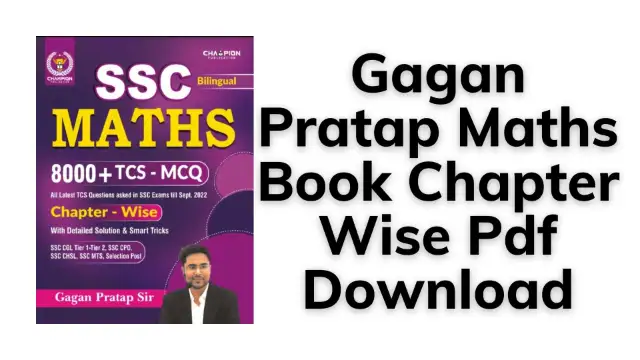 Gagan Pratap Maths Book Chapter Wise Pdf Download