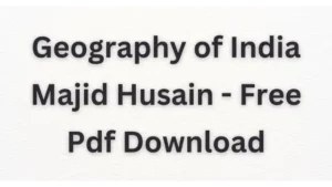 Geography of India Majid Husain