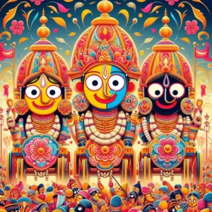 Lord Jagannath, Balabhadra, and Subhadra