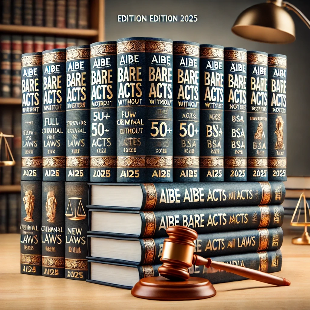 AIBE Bare Acts Set 25 Books, 50+ Acts, Full Syllabus